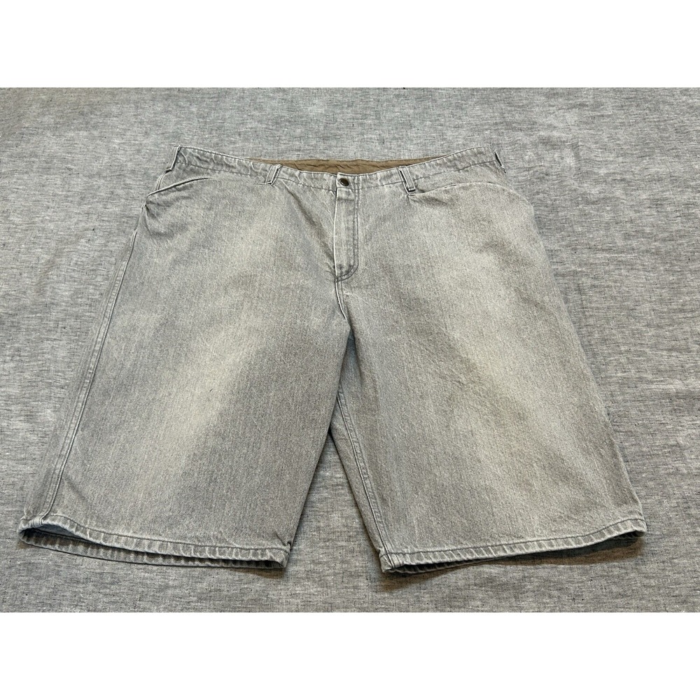 Vintage BD County Shorts Mens 44 Grey Denim Jean Jorts USA Made Workwear